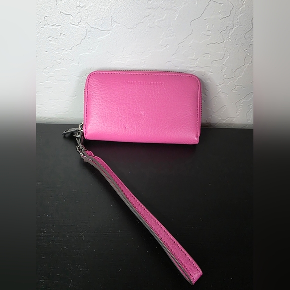 Aimee Kestenberg Pink Zip Around Wristlet Wallet - Picture 4 of 16